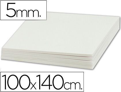 Carton Pluma Liderpapel Doble Cara 100X140 cm Espesor 5 Mm