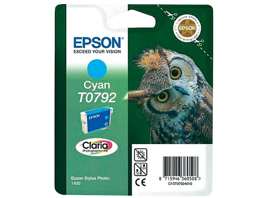 Cartucho Epson original cian T079240