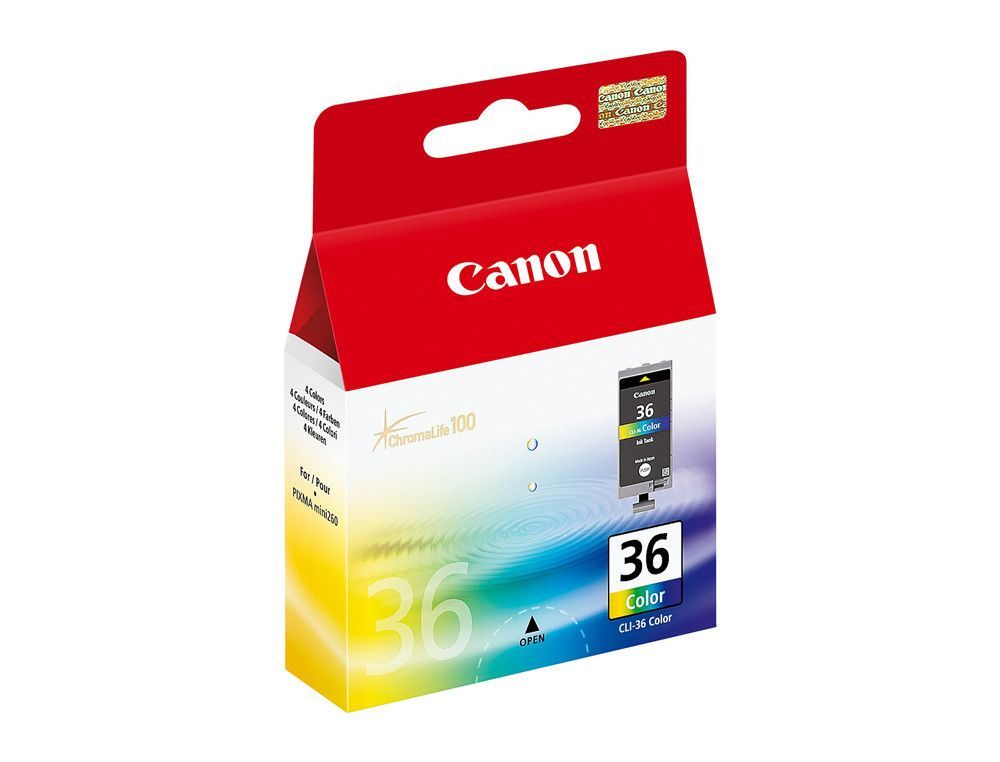 Cartucho tinta Canon original color CLI36CL