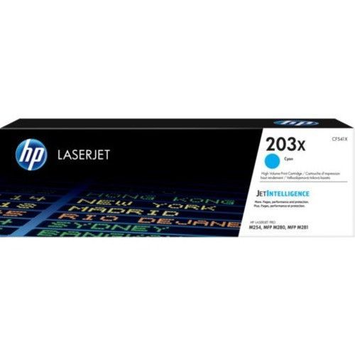 Cartucho  toner Original HP LaserJet 203X cyan de alta capacidad