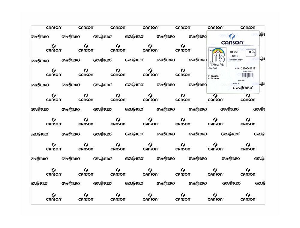 Cartulina Guarro Blanca -50X65 Cm -185 Gr