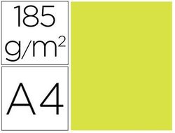 Cartulina guarro din A4 kiwi 185 gr paquete de 50 h