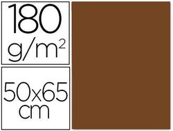 Cartulina Liderpapel 50X65 cm 180 Gr Marron Escolar Unidad
