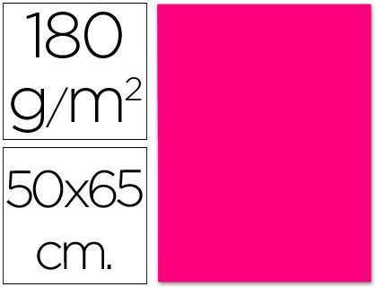 Cartulina Liderpapel 50X65 cm 180G/M2 Fucsia