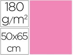 Cartulina Liderpapel 50X65 cm 180G/M2 Rosa Paquete de 25
