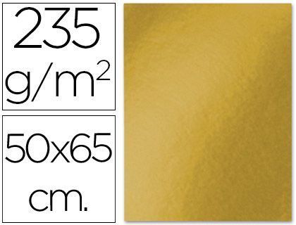 Cartulina Liderpapel 50X65 cm 235G/M2 Metalizada Oro