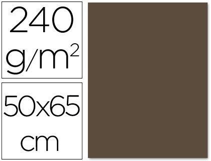 Cartulina Liderpapel 50X65 cm 240 G/M2 Marron Chocolate
