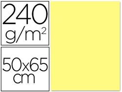 Cartulina Liderpapel 50X65 cm 240G/M2 Amarillo Medio Paquete de 25 Unidades