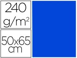Cartulina Liderpapel 50X65 cm 240G/M2 Azul Zafiro Paquete de 25 Unidades