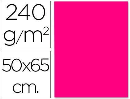 Cartulina Liderpapel 50X65 cm 240G/M2 Fucsia