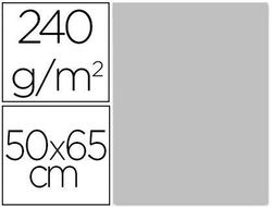 Cartulina Liderpapel 50X65 cm 240G/M2 Gris Paquete de 25 Unidades