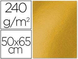 Cartulina Liderpapel 50X65 cm 240G/M2 Oro Viejo Paquete de 25 Unidades