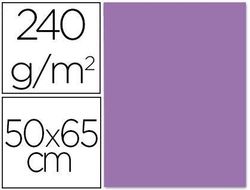Cartulina Liderpapel 50X65 cm 240G/M2 Purpura Paquete de 25 Unidades