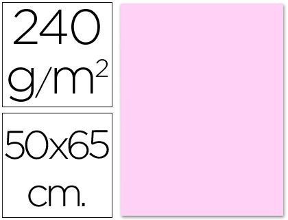 Cartulina Liderpapel 50X65 cm 240G/M2 Rosa
