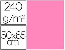 Cartulina Liderpapel 50X65 cm 240G/M2 Rosa Paquete de 25 Unidades