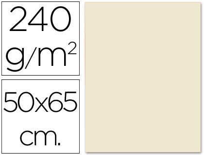 Cartulina Liderpapel 50X65 cm 240G/M2 Sepia