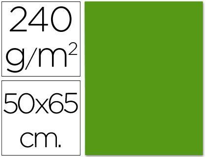 Cartulina Liderpapel 50X65 cm 240G/M2 Verde Navidad