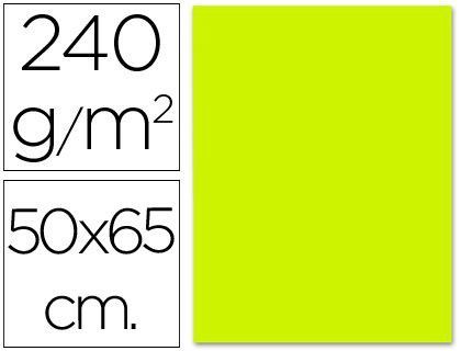 Cartulina Liderpapel 50X65 cm 240G/M2 Verde Pistacho
