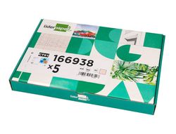 Cartulina liderpapel a4 180g/m2 crema paquete de 25+5 hojas