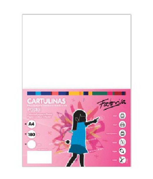 Cartulinas Din A-4 de 180 gramos