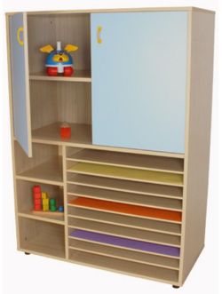 Cartulinero y armario