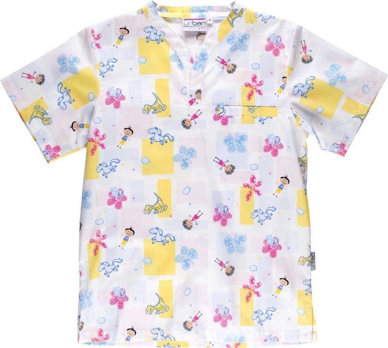 Casaca manga corta estampado dinosaurios