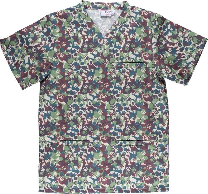 Casaca manga corta Unisex Estampado camuflaje