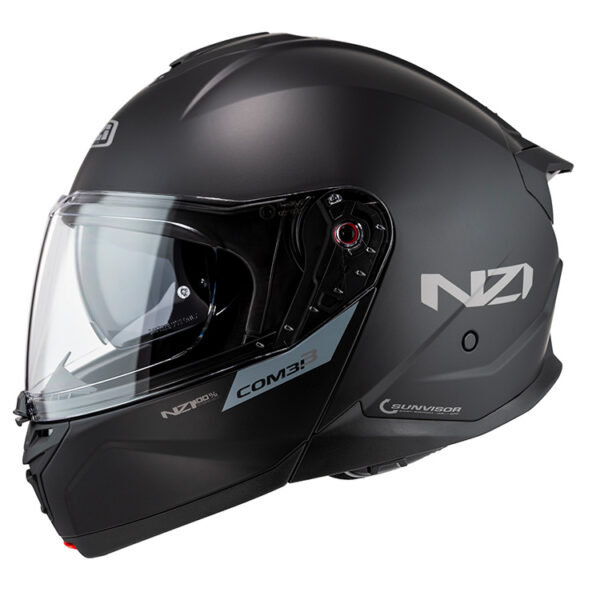 Casco Abatible NZI Combi 3 Duo Matt Black