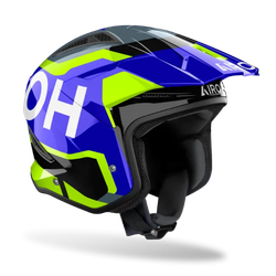 Casco Airoh TRR II Jupiter Azul/Amarillo Brillante