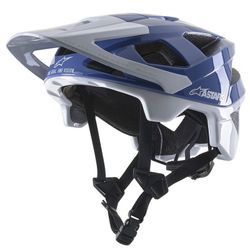 🪖💙 Casco Alpinestars Vector Pro A1 – Rendimiento y Protección Avanzada para MTB y Trail | Azul Mid / Gris Claro Brillante 🚵‍♂️