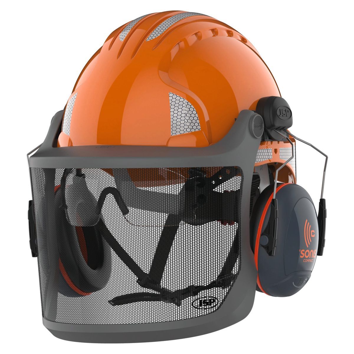 Casco forestal EVOGuard M3 con orejeras Sonis Compact.