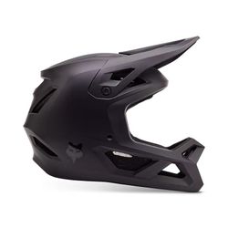 🪖🔥 Casco Fox Rampage Matte Black Juvenil – Protección Integral para Jóvenes Riders de Downhill y MTB