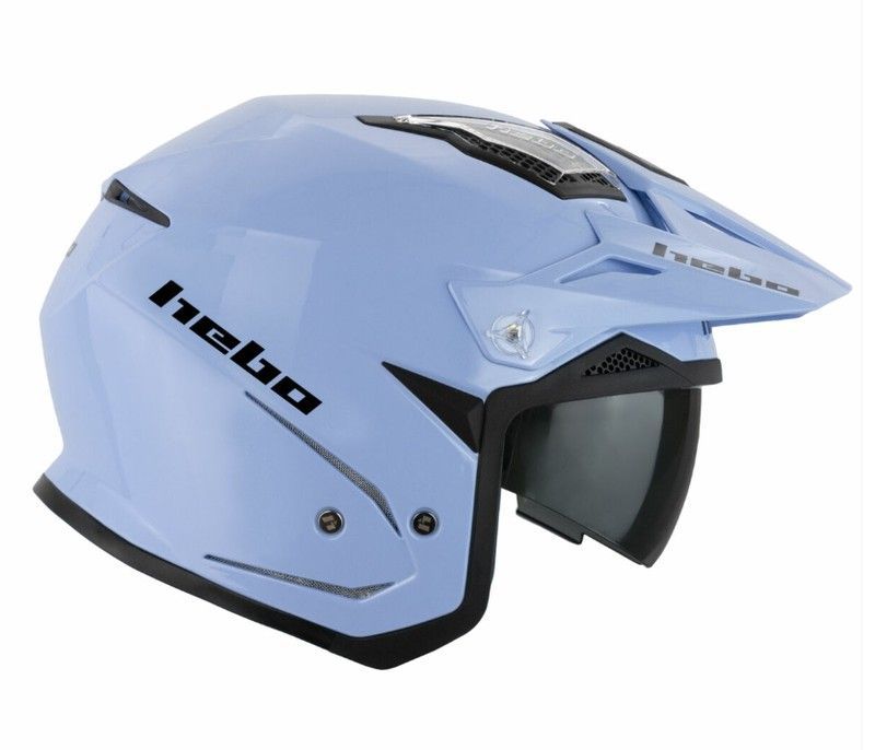 Casco Hebo trial Zone 5 monocolor Azul.