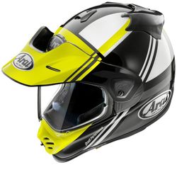 Casco integral ARAI Tour-X5 Cosmic - Amarillo flúor.