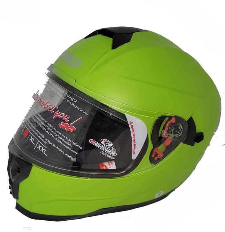 Casco integral garibaldi G80 trend verde lima mate ECE 22.05