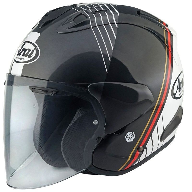 Casco jet ARAI SZ-R Vas Evo - Frost Temu blanco