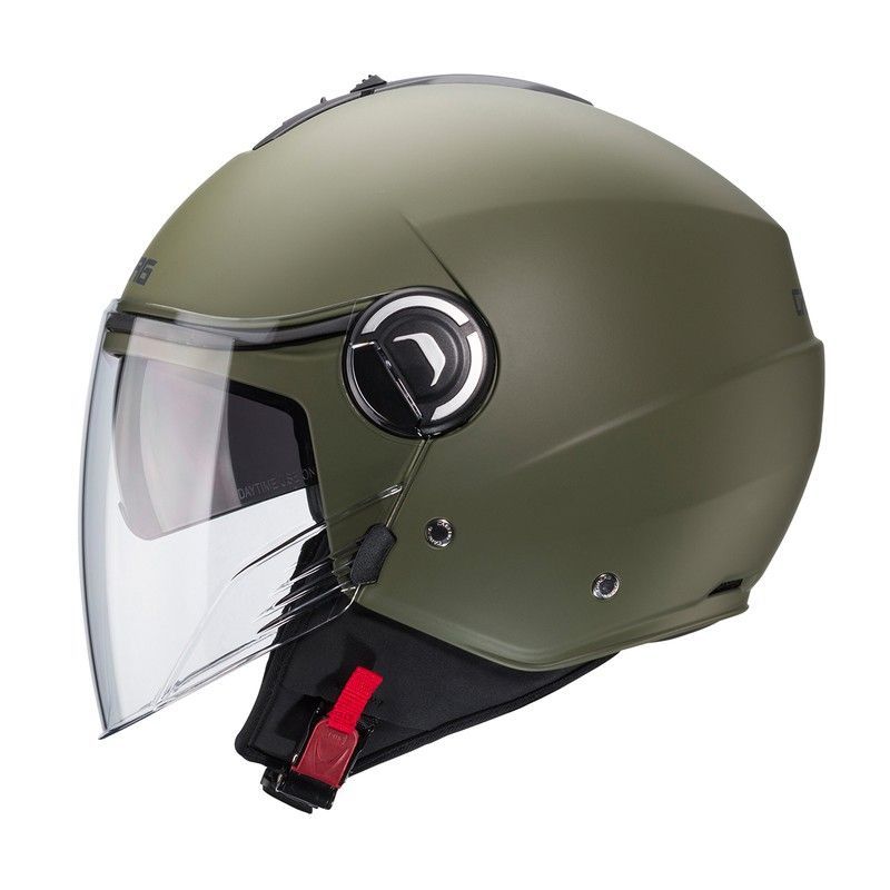 Casco Jet Caberg Riviera V4 X  Verde mate militar