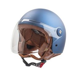 Casco Jet Gari Motorcycle G11 Azul Mate