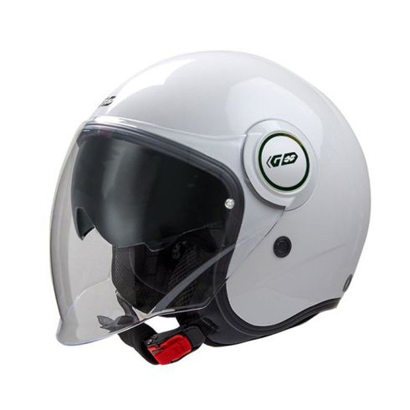 Casco Jet Gari Motorcycle G21 Sunvisor Blanco Perla