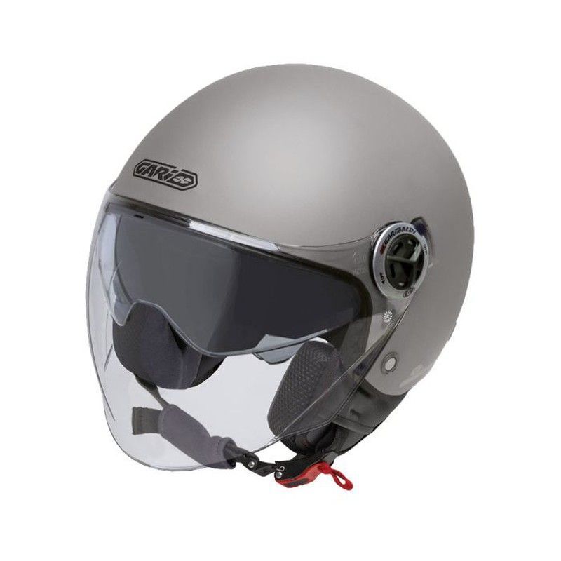 Casco Jet Garibaldi G20 Plata Mate ECE 22.06.