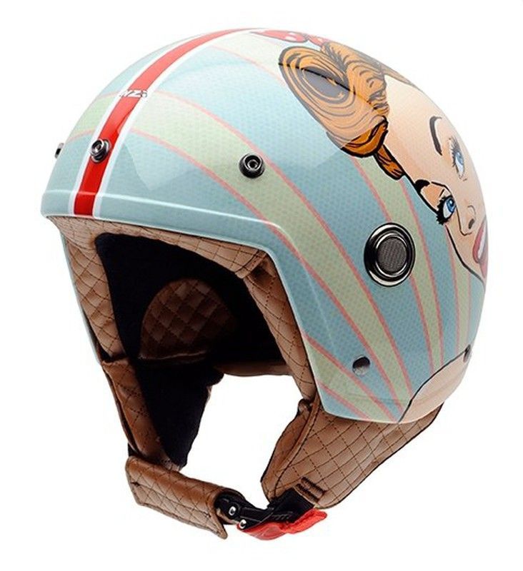 Casco jet nzi tonup optima  chica bonita