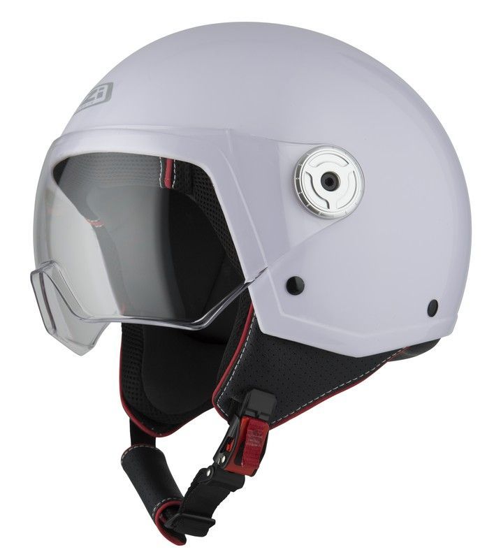 Casco jet nzi vintage 3 blanco