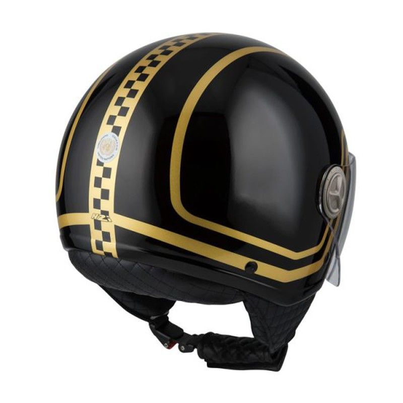 Casco jet nzi zeta 2 goldfinger
