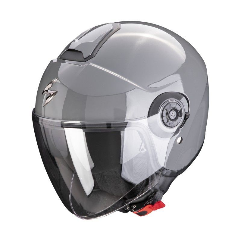 Casco Jet Scorpion Exo City II Cris cemento