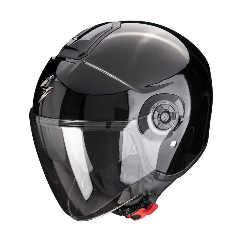 Casco Jet Scorpion Exo City II Negro Brillo