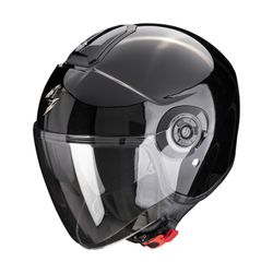 Casco Jet Scorpion Exo City II Negro Brillo