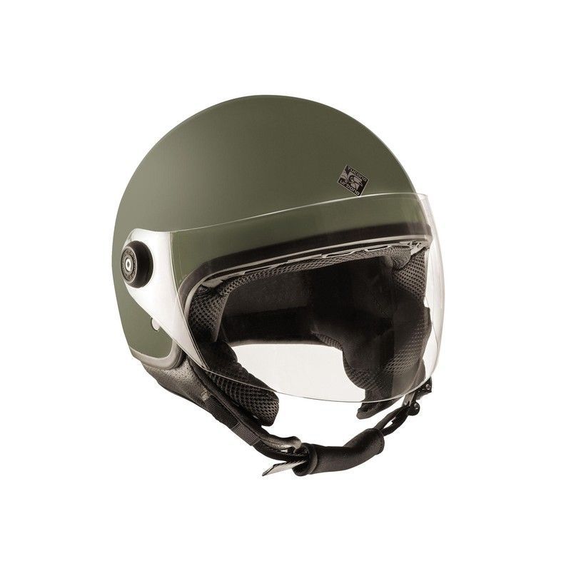 Casco jet Tucano EL JETTIN verde airbone mate
