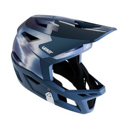 🧠🌌 Casco Leatt MTB Gravity 4.0 Azul Galaxy – Protección total, tecnología de élite y estilo galáctico 💙⚡