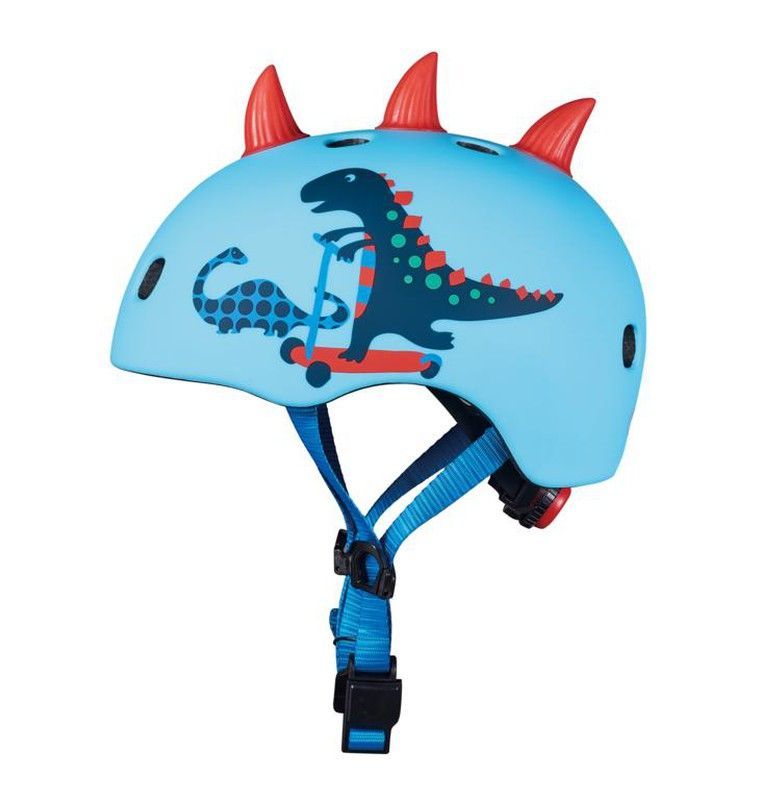 Casco Micro Dinosaurio 3D con luz LED