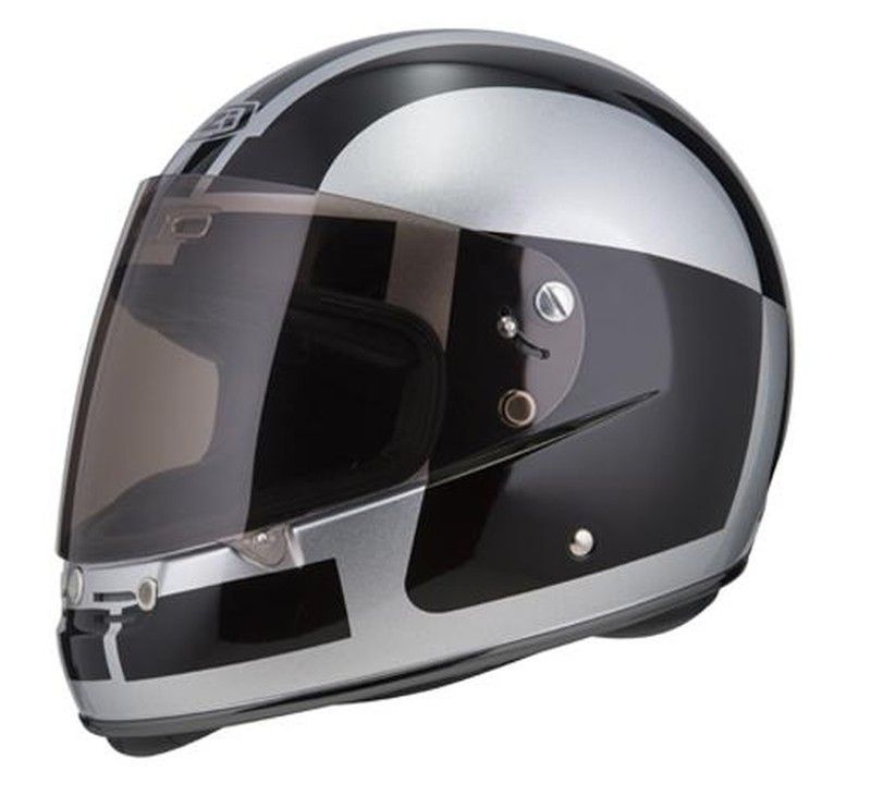 Casco nzi street track 4 graphics comando silver
